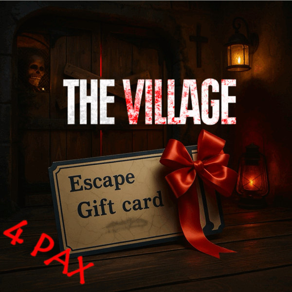 escape room horror gift card 4 partecipanti